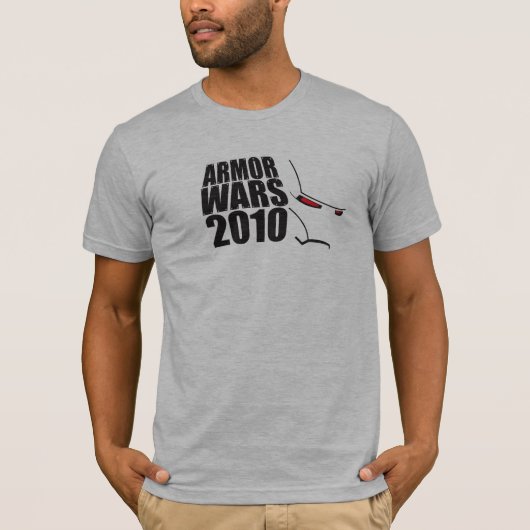 装甲戦争のデザイン1 Tシャツ (正面)