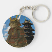 装甲猫戦士イラストレーション キーホルダー (裏面)