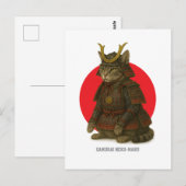 装甲猫戦士イラストレーション ポストカード (正面/裏面)