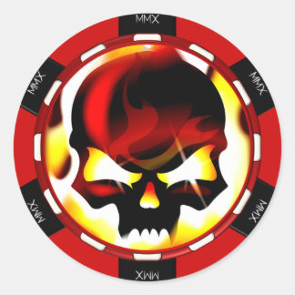 装甲理論トランプのポーカーチップシール ラウンドシール