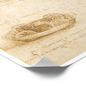 装甲車のデザイン、レオナルド・ダ・ヴィンチ ポスター (角)