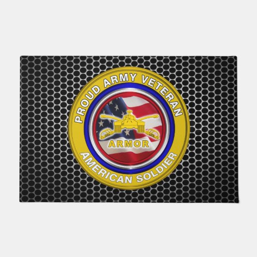 装甲退役軍人  ドアマット (正面)
