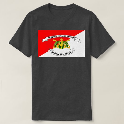 装甲騎兵の連隊の第三色 Tシャツ (デザイン正面)