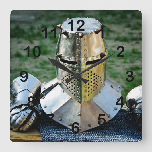 装甲 スクエア壁時計 (正面)