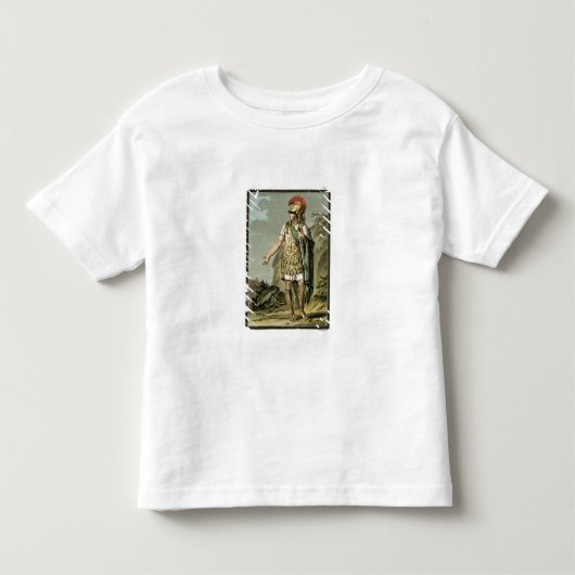 装甲、「AuliのIphigeniaのための衣裳のアキレス トドラーTシャツ (正面)