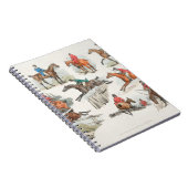 装着されたスポーツマンスケッチのスポーツのイラストレーション ノートブック (右側)