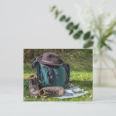 装置の郵便はがきのハイキング ポストカード (スタンド正面)