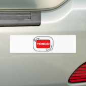 装置を競争させるTOSCO バンパーステッカー (車上)