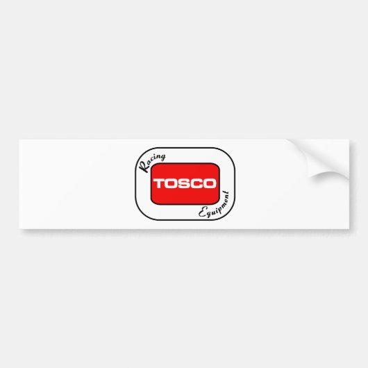 装置を競争させるTOSCO バンパーステッカー (正面)