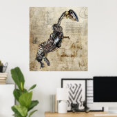 装置ステッドマーク1 ポスター (ホームオフィス)