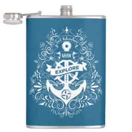 装飾いかりカスタムモノグラムフラスコ フラスク