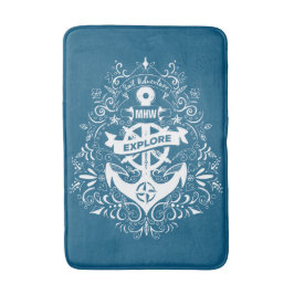 装飾いかりカスタムモノグラム浴場マット バスマット