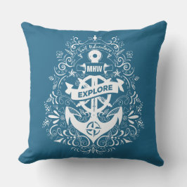 装飾いかりカスタムモノグラム装飾用クッション アウトドアクッション