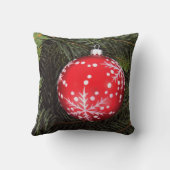 装飾が施された屋外クリスマスプレゼント枕 クッション (裏面)