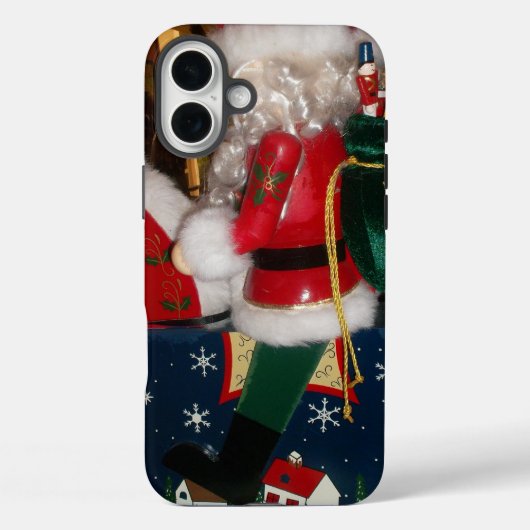 装飾されたサンタクロース | 華やかなホリデーアートプリント Case-Mate iPhoneケース (裏面)
