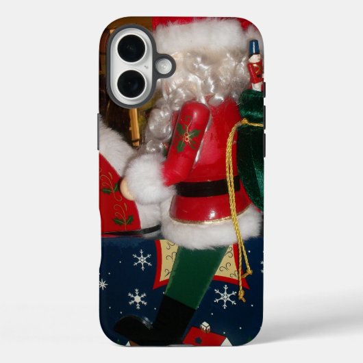 装飾されたサンタクロース | 華やかなホリデーアートプリント Case-Mate iPhoneケース (裏面)