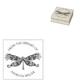 装飾されたトンボの本 - ライブラリー オブ ラバースタンプ (押印)