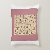 装飾されたフローティングボウ アクセントクッション (正面(垂直))