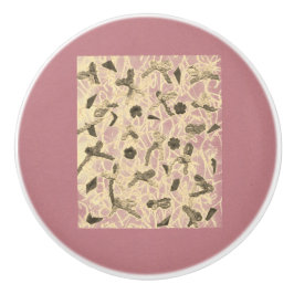 装飾されたフローティングボウ セラミックノブ