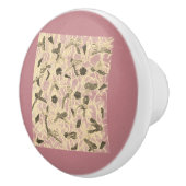 装飾されたフローティングボウ セラミックノブ (右)