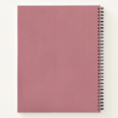 装飾されたフローティングボウ ノートブック (裏面)