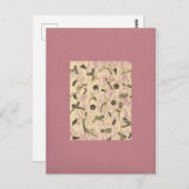 装飾されたフローティングボウ ポストカード (正面/裏面)