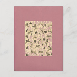 装飾されたフローティングボウ ポストカード