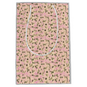 装飾されたフローティングボウ ミディアムペーパーバッグ (正面)