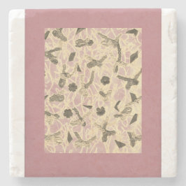 装飾されたフローティング弓ストーンコースター ストーンコースター