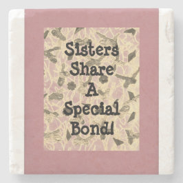 装飾されたフローティング・ボウズ・シスター ストーンコースター