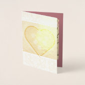 装飾されたフローティング・ボウズ・シスター 箔カード (正面)