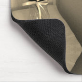 装飾された花の抽象芸術マウスパッド マウスパッド (コーナー)