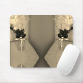 装飾された花の抽象芸術マウスパッド マウスパッド (マウス)