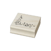 装飾つる植物コーナーデザインウッドアートスタンプ ラバースタンプ (スタンプ)