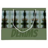 装飾とスタイリッシュ ラージペーパーバッグ (正面)