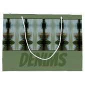 装飾とスタイリッシュ ラージペーパーバッグ (裏面)