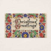 装飾とヴィンテージのクリスマスグリーッ縁どグ (正面)