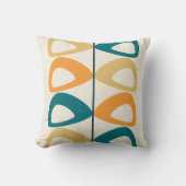 装飾のミッドセンチュリーモダン抽象芸術パターン クッション (正面)