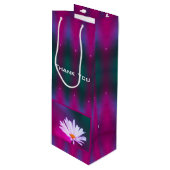 装飾の明るい色ありがとう ワインギフトバッグ (正面アングル)