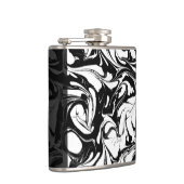 装飾の白黒の大理石石 フラスク (右)