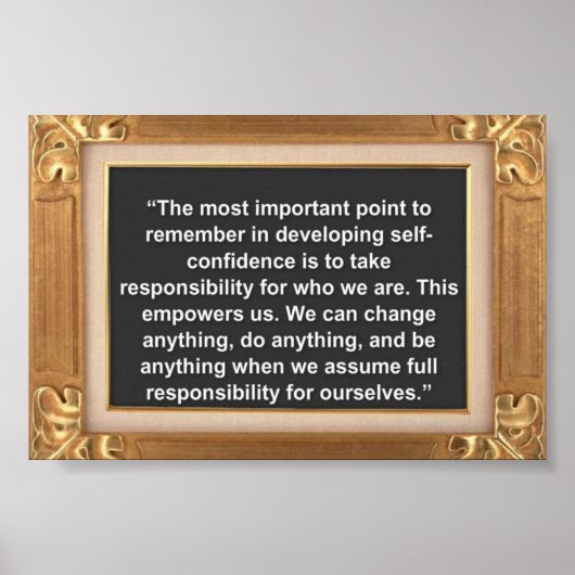 装飾やる気を起こさせる引用文ポスター ポスター (正面)