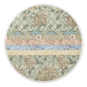 装飾アートウィリアムモリス新しい壁紙 セラミックノブ (正面)