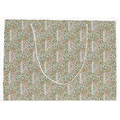 装飾アートウィリアムモリス新しい壁紙 ラージペーパーバッグ (裏面)