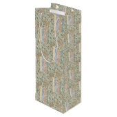 装飾アートウィリアムモリス新しい壁紙 ワインギフトバッグ (裏面アングル)