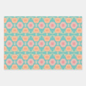 装飾アートパターン（の模様が）ある ラッピングペーパーシート (正面2)