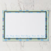 装飾アート紙ランチョンマット ペーパーパッド (正面)