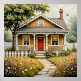 装飾アート – ホームスイートホーム#5 ポスター