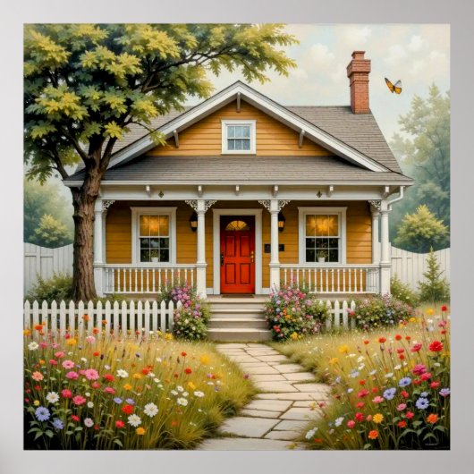 装飾アート – ホームスイートホーム#5 ポスター (正面)