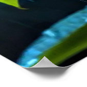 装飾アート – 雨が降る離れの#2 ポスター (角)