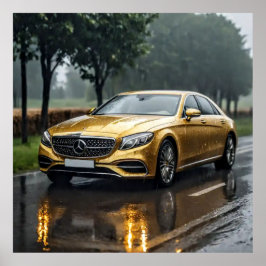 装飾アート – 雨の中を運転#1 ポスター